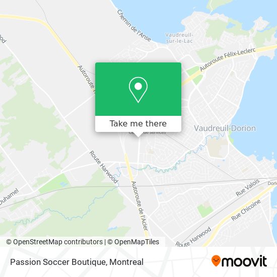 Passion Soccer Boutique map