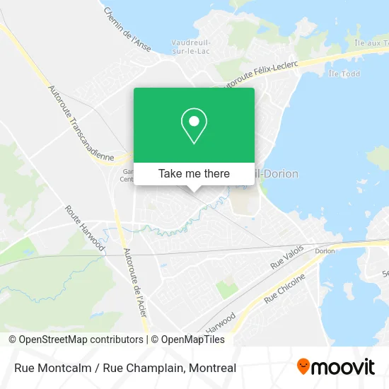 Rue Montcalm / Rue Champlain map