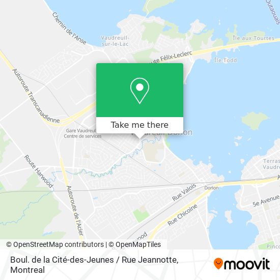 Boul. de la Cité-des-Jeunes / Rue Jeannotte map