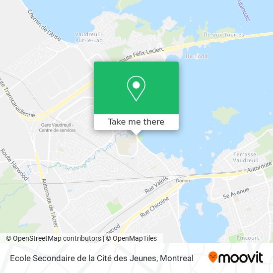 Ecole Secondaire de la Cité des Jeunes map