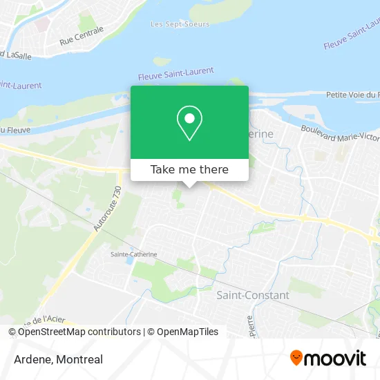 Ardene map
