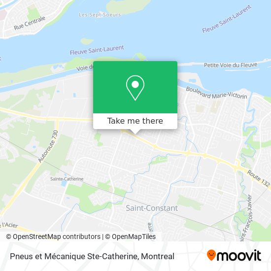 Pneus et Mécanique Ste-Catherine map