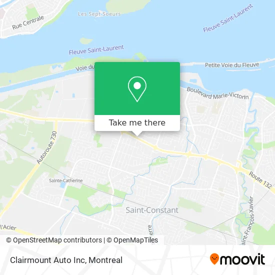 Clairmount Auto Inc map