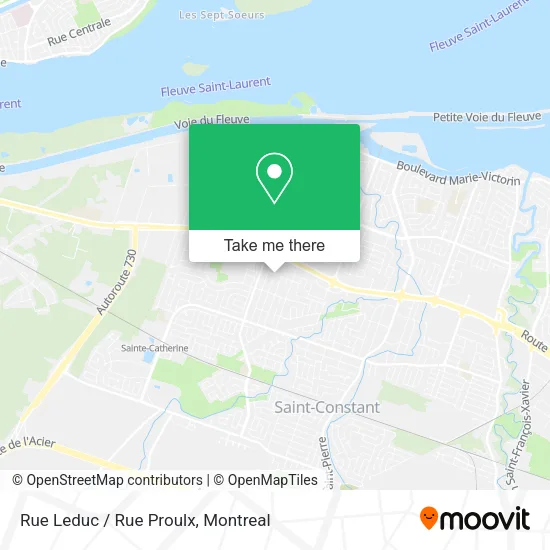 Rue Leduc / Rue Proulx map