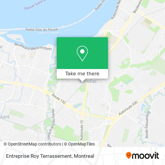 Entreprise Roy Terrassement map