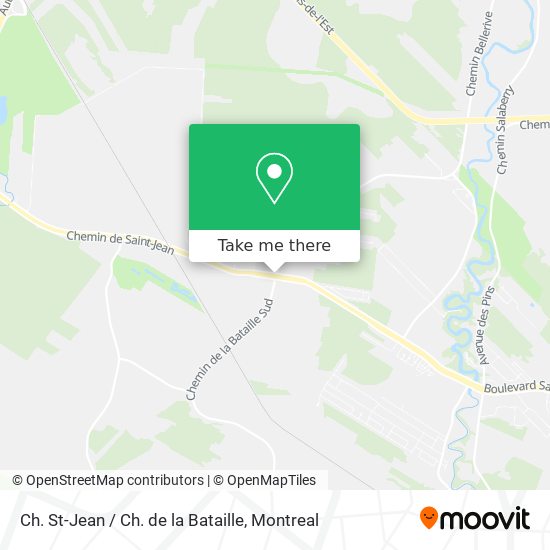 Ch. St-Jean / Ch. de la Bataille map