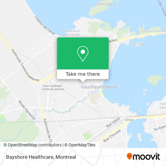 Bayshore Healthcare map