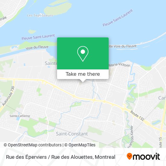 Rue des Éperviers / Rue des Alouettes map