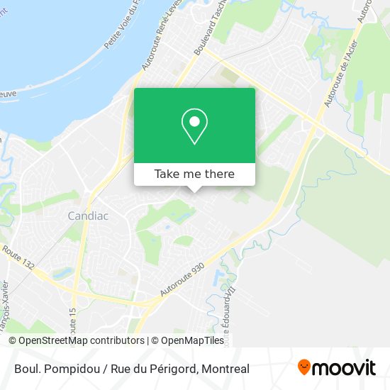 Boul. Pompidou / Rue du Périgord map