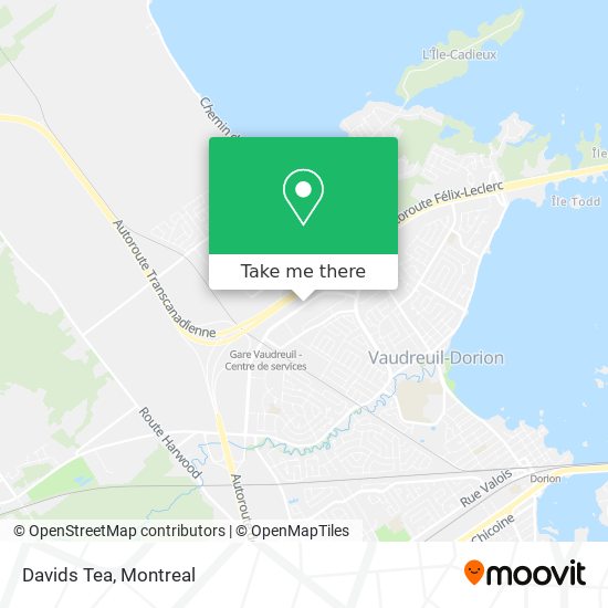 Davids Tea map