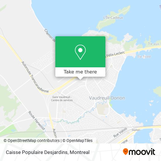 Caisse Populaire Desjardins map