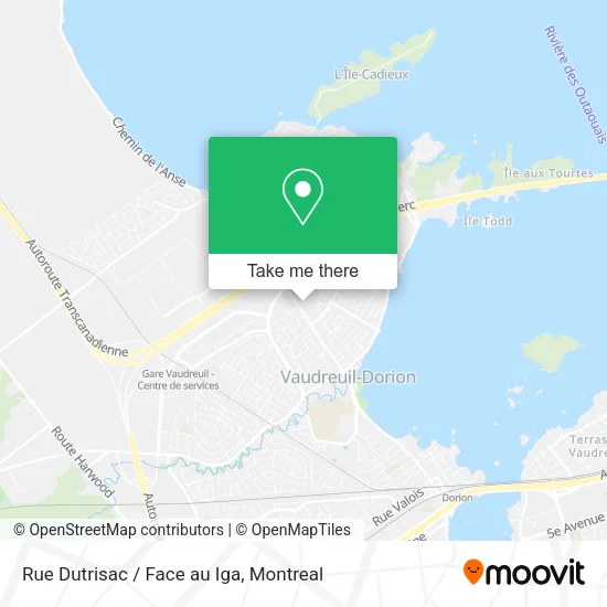 Rue Dutrisac / Face au Iga map