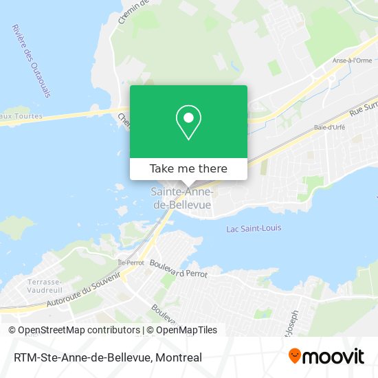 RTM-Ste-Anne-de-Bellevue map