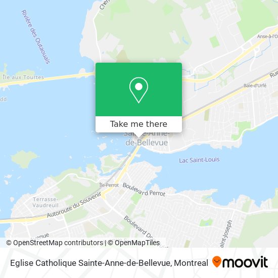Eglise Catholique Sainte-Anne-de-Bellevue map