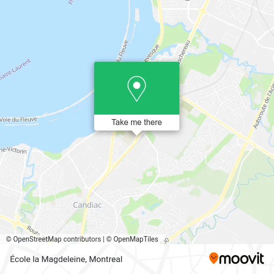 École la Magdeleine map