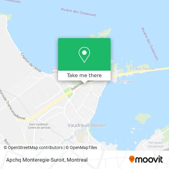 Apchq Monteregie-Suroit map
