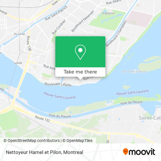 Nettoyeur Hamel et Pilon map