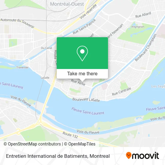 Entretien International de Batiments map
