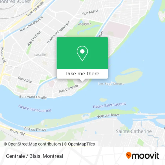 Centrale / Blais map