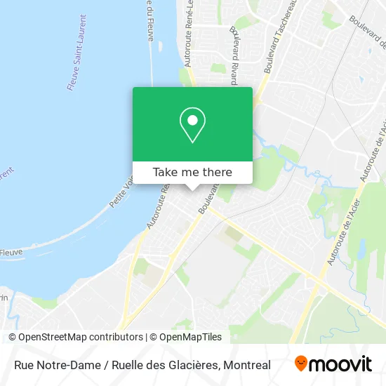 Rue Notre-Dame / Ruelle des Glacières map