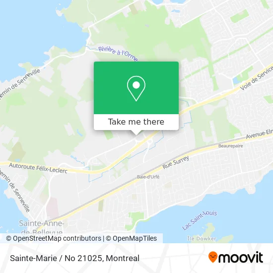Sainte-Marie / No 21025 map