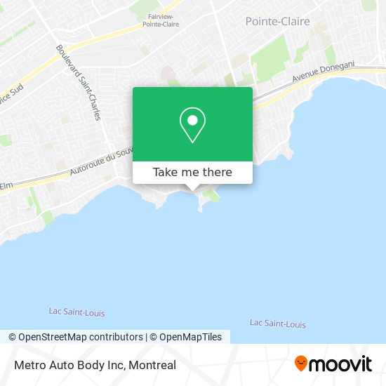 Metro Auto Body Inc map