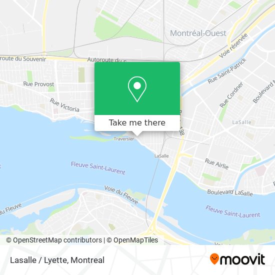 Lasalle / Lyette map