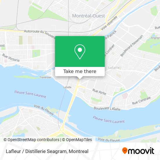 Lafleur / Distillerie Seagram map