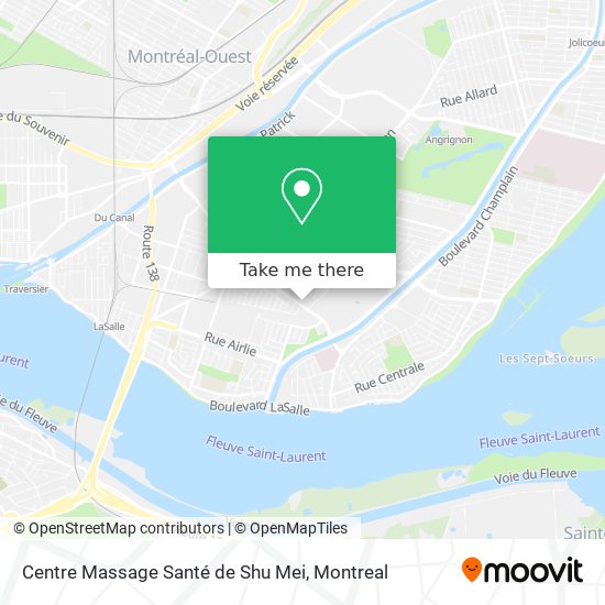 Centre Massage Santé de Shu Mei map