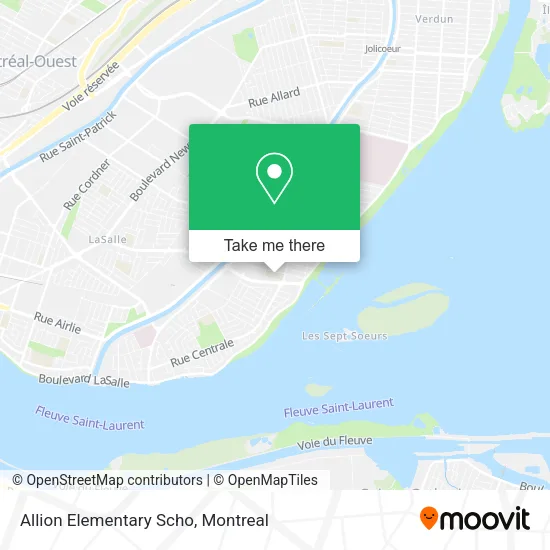 Allion Elementary Scho map