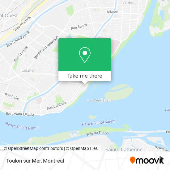 Toulon sur Mer map