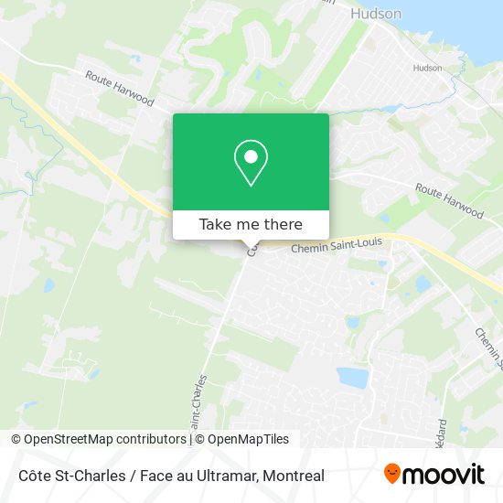 Côte St-Charles / Face au Ultramar map