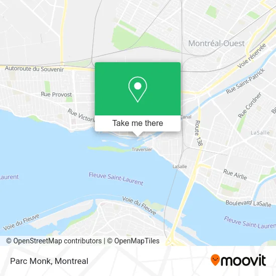 Parc Monk map
