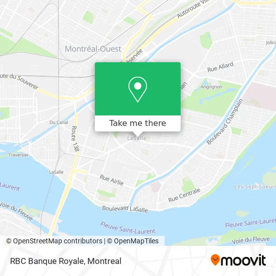 RBC Banque Royale map