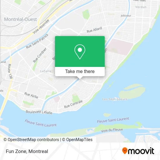 Fun Zone map