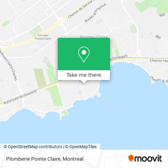 Plomberie Pointe Claire map