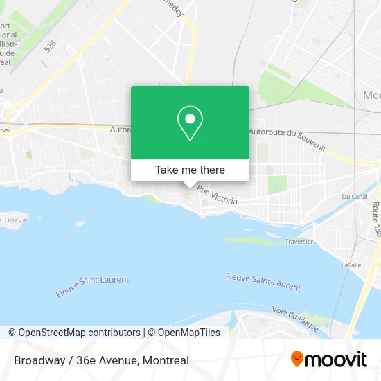 Broadway / 36e Avenue map