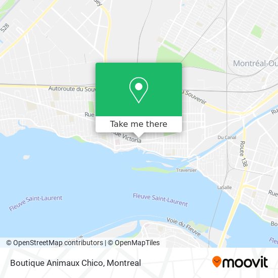 Boutique Animaux Chico map