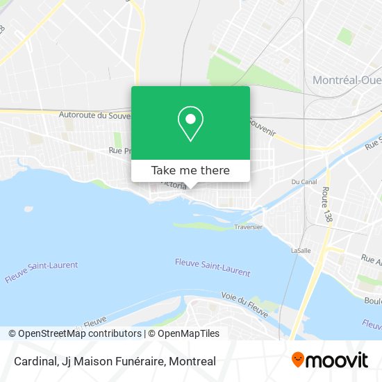 Cardinal, Jj Maison Funéraire map