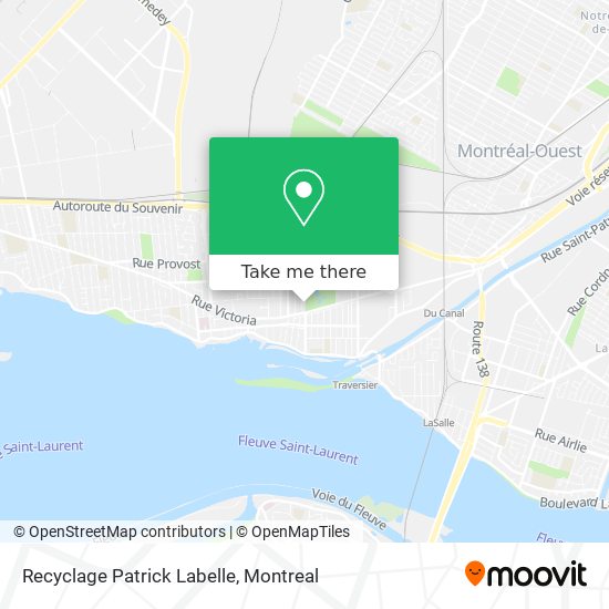 Recyclage Patrick Labelle map