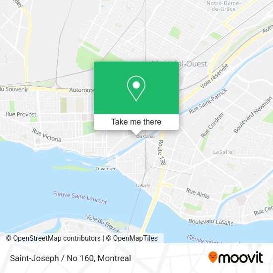 Saint-Joseph / No 160 map