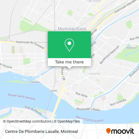 Centre De Plomberie Lasalle map