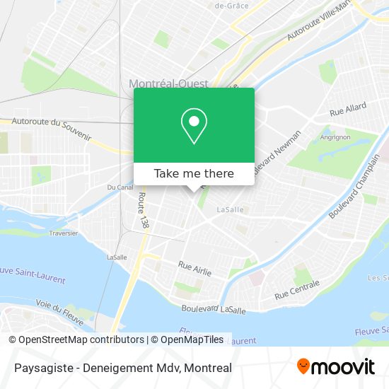 Paysagiste - Deneigement Mdv map