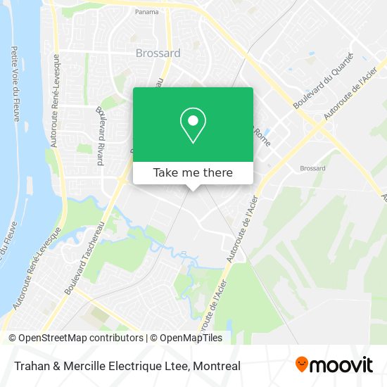 Trahan & Mercille Electrique Ltee map