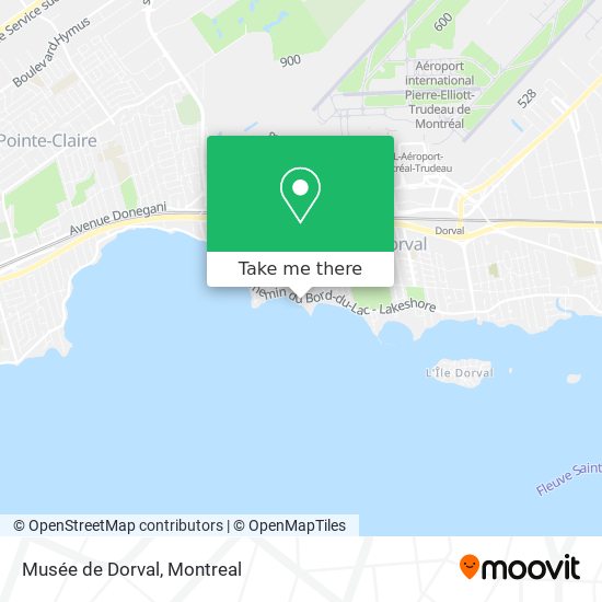 Musée de Dorval map
