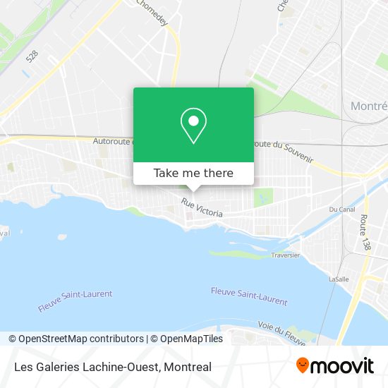 Les Galeries Lachine-Ouest map