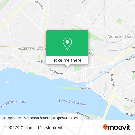 100279 Canada Ltée map