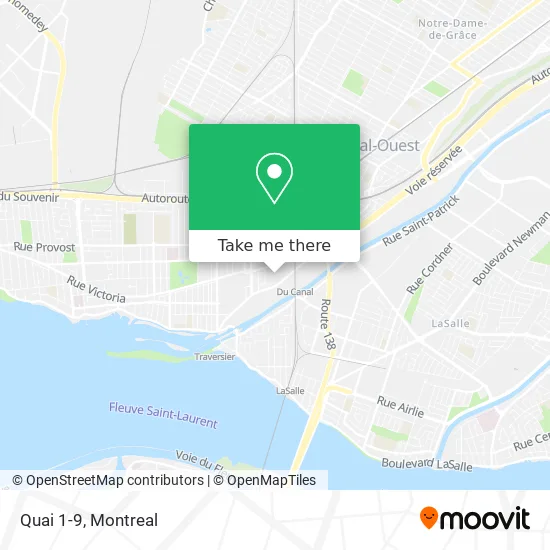 Quai 1-9 map
