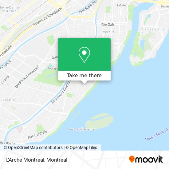 L'Arche Montreal map