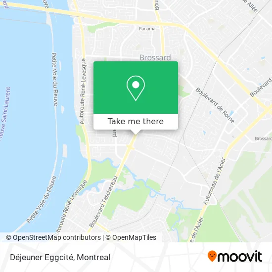 Déjeuner Eggcité map